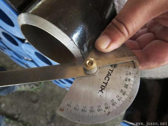 钢管管端坡口测量