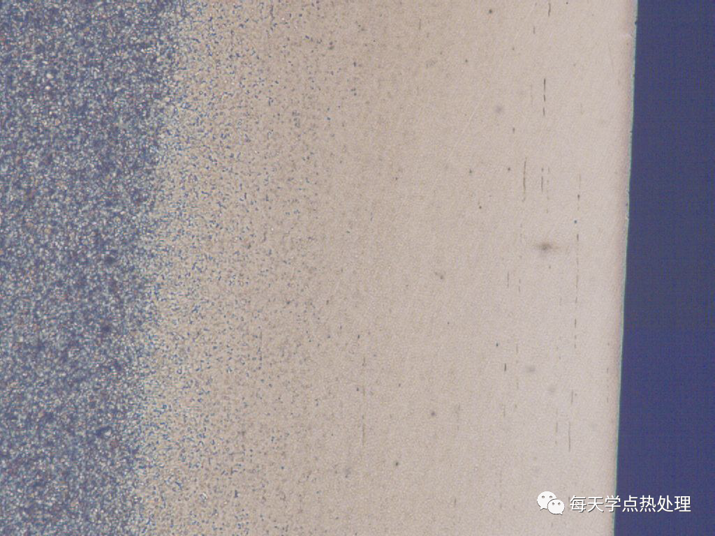45 钢 感应淬火 淬硬层深度 100×